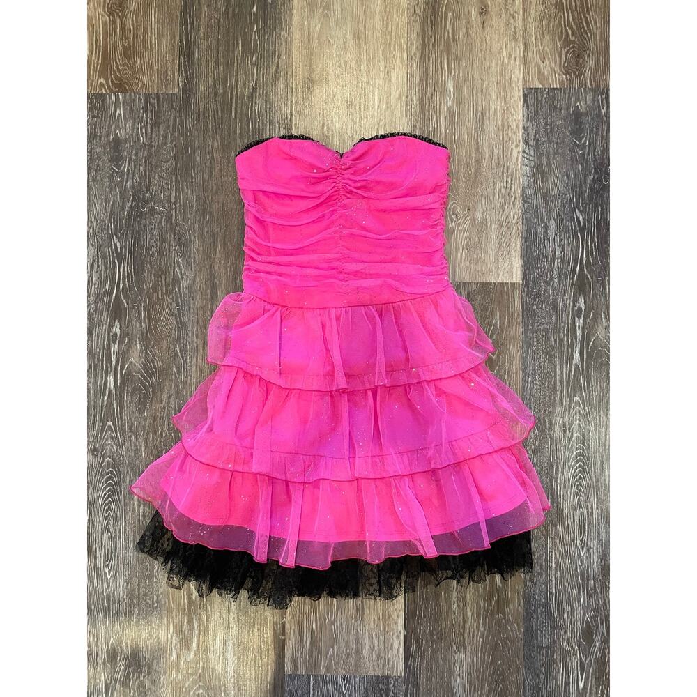 upcyled girls punk ruffle dress